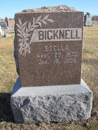 BICKNELL, STELLA - Mills County, Iowa | STELLA BICKNELL 