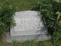 BRADEN, ALICE M. - Mills County, Iowa | ALICE M. BRADEN 