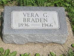 BRADEN, VERA G. - Mills County, Iowa | VERA G. BRADEN 