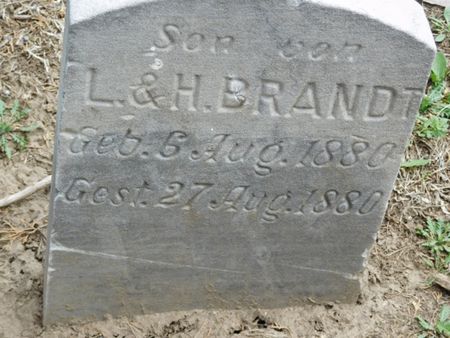 BRAND, INFANT SON - Mills County, Iowa | INFANT SON BRAND 