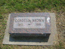 BROWN, CORDELIA - Mills County, Iowa | CORDELIA BROWN 