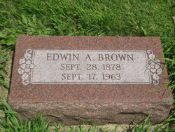 BROWN, EDWIN A. - Mills County, Iowa | EDWIN A. BROWN 