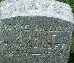 CRISWELL CARDER, MAYE LILLIAN - Mills County, Iowa | MAYE LILLIAN CRISWELL CARDER 