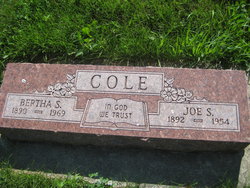COLE, JOE S - Mills County, Iowa | JOE S COLE 