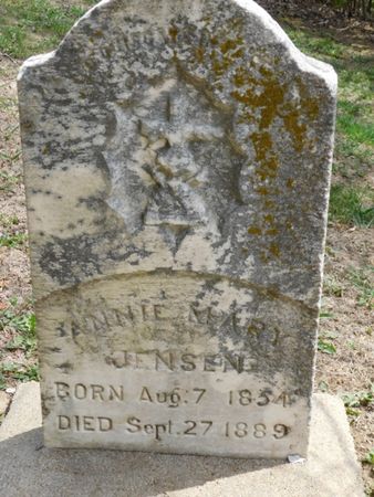 JENSEN, ANNIE MARY - Mills County, Iowa | ANNIE MARY JENSEN 