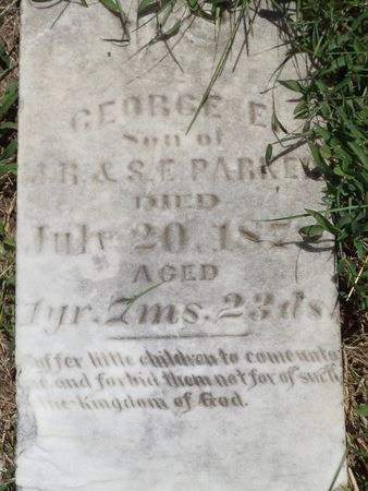 PARKER, GEORGE E - Mills County, Iowa | GEORGE E PARKER 