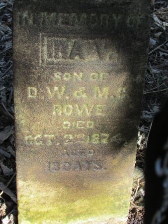 ROWE, IRA V. - Mills County, Iowa | IRA V. ROWE 