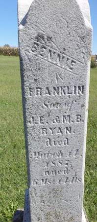 RYAN, BENNIE FRANKLIN - Mills County, Iowa | BENNIE FRANKLIN RYAN 