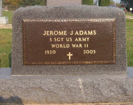 ADAMS, JEROME J. (MILITARY) - Mitchell County, Iowa | JEROME J. (MILITARY) ADAMS 