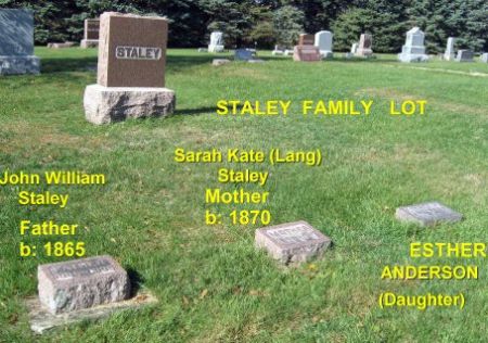 STALEY ANDERSON, ESTHER (LOT) - Mitchell County, Iowa | ESTHER (LOT) STALEY ANDERSON 