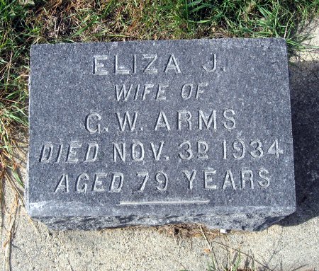 GRIFFIN ARMS, ELIZA J. - Mitchell County, Iowa | ELIZA J. GRIFFIN ARMS 