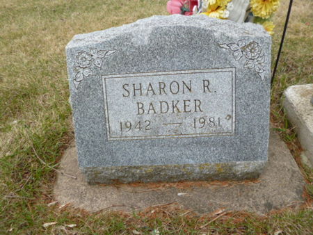 BADKER, SHARON R. - Mitchell County, Iowa | SHARON R. BADKER 