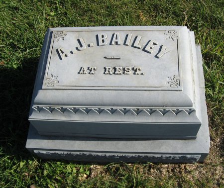 BAILEY, A.J. (HEADSTONE) - Mitchell County, Iowa | A.J. (HEADSTONE) BAILEY 