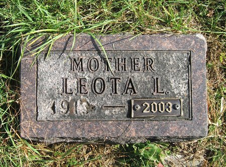 NICHOLS, LEOTA LABELLE - Mitchell County, Iowa | LEOTA LABELLE NICHOLS 