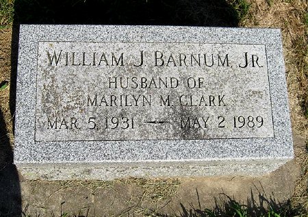 BARNUM, WILLIAM J., JR. - Mitchell County, Iowa | WILLIAM J., JR. BARNUM 