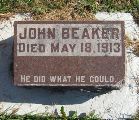 BEAKER, JOHN - Mitchell County, Iowa | JOHN BEAKER 