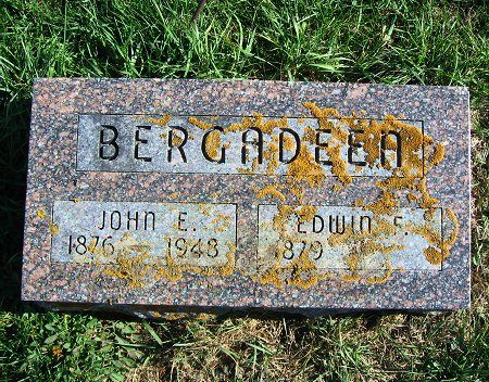 BERGADEEN, EDWIN FOREST - Mitchell County, Iowa | EDWIN FOREST BERGADEEN 