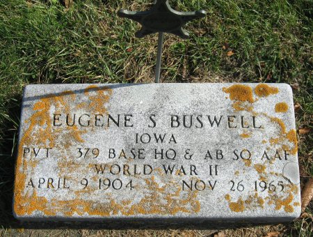 BUSWELL, EUGENE S. (MILITARY) - Mitchell County, Iowa | EUGENE S. (MILITARY) BUSWELL 