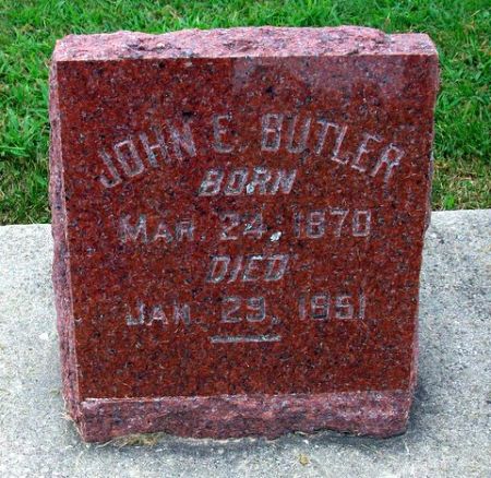 BUTLER, JOHN E. - Mitchell County, Iowa | JOHN E. BUTLER 