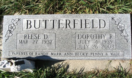 BUTTERFIELD, DOROTHY R. - Mitchell County, Iowa | DOROTHY R. BUTTERFIELD 