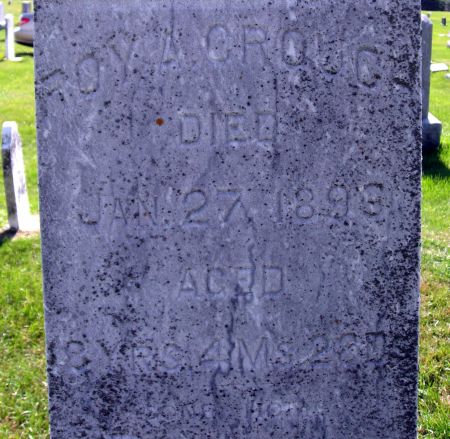 CROUCH, ROY A. (CLOSEUP) - Mitchell County, Iowa | ROY A. (CLOSEUP) CROUCH 