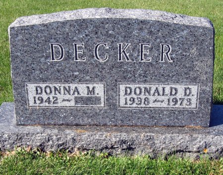 DECKER, DONALD D. - Mitchell County, Iowa | DONALD D. DECKER 
