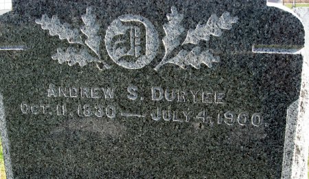 DURYEE, ANDREW S. (LARGE STONE) - Mitchell County, Iowa | ANDREW S. (LARGE STONE) DURYEE 