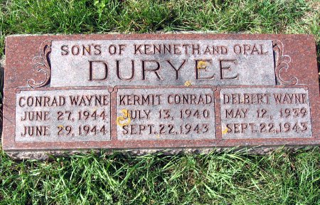 DURYEE, CONRAD WAYNE - Mitchell County, Iowa | CONRAD WAYNE DURYEE 