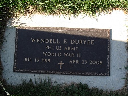DURYEE, WENDELL E. (MIL) - Mitchell County, Iowa | WENDELL E. (MIL) DURYEE 
