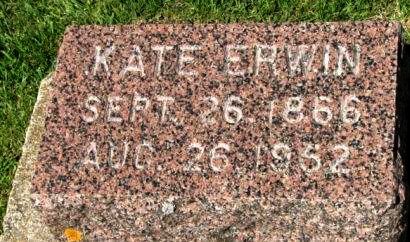 ERWIN, KATE - Mitchell County, Iowa | KATE ERWIN 