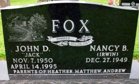 FOX, JOHN D.  