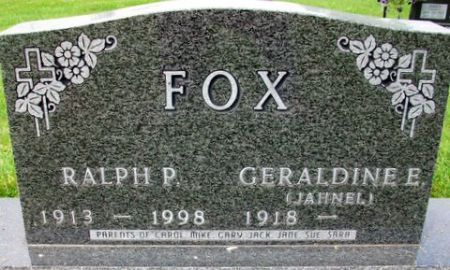 JAHNEL FOX, GERALDINE E. - Mitchell County, Iowa | GERALDINE E. JAHNEL FOX 