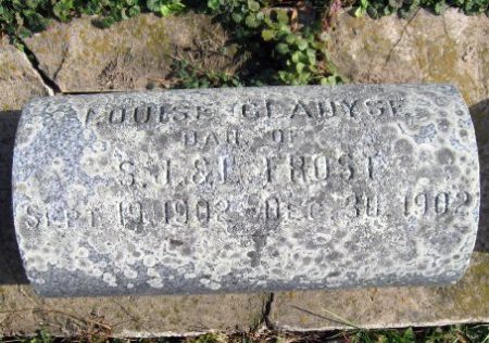 FROST, LOUISE GLADYSE - Mitchell County, Iowa | LOUISE GLADYSE FROST 