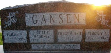 GANSEN, TIMOTHY JAMES - Mitchell County, Iowa | TIMOTHY JAMES GANSEN 