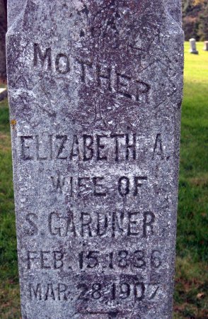 GARDNER, ELIZABETH A. - Mitchell County, Iowa | ELIZABETH A. GARDNER 