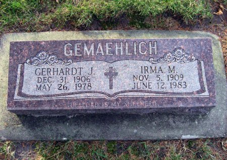 GEMAEHLICH, GERHARDT J. - Mitchell County, Iowa | GERHARDT J. GEMAEHLICH 