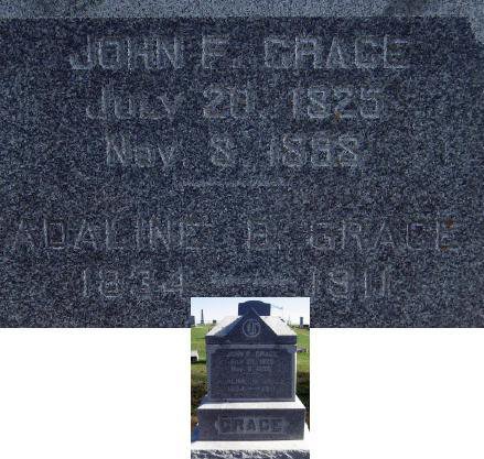 GRACE, ADALINE  (FAMILYSTONE) - Mitchell County, Iowa | ADALINE  (FAMILYSTONE) GRACE 