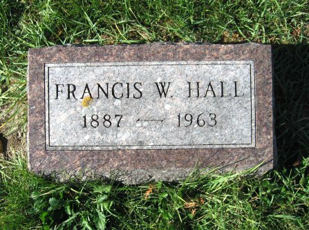HALL, FRANCIS W. SR. - Mitchell County, Iowa | FRANCIS W. SR. HALL 