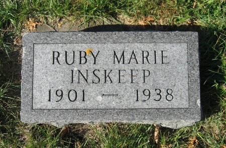 INSKEEP, RUBY MARIE - Mitchell County, Iowa | RUBY MARIE INSKEEP 
