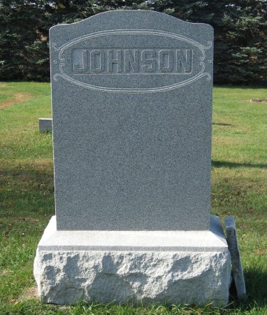 JOHNSON, ALFRED N. (FAMILYSTONE) - Mitchell County, Iowa | ALFRED N. (FAMILYSTONE) JOHNSON 