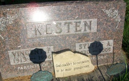 KESTEN, VINCENT FREDERICK - Mitchell County, Iowa | VINCENT FREDERICK KESTEN 
