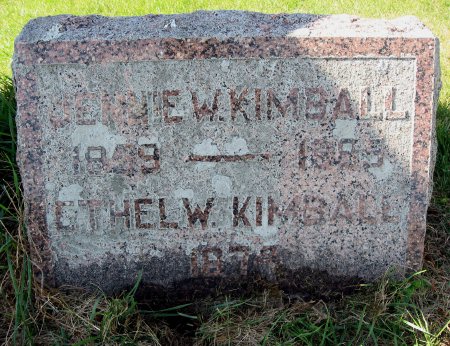 KIMBALL, JENNIE W. - Mitchell County, Iowa | JENNIE W. KIMBALL 