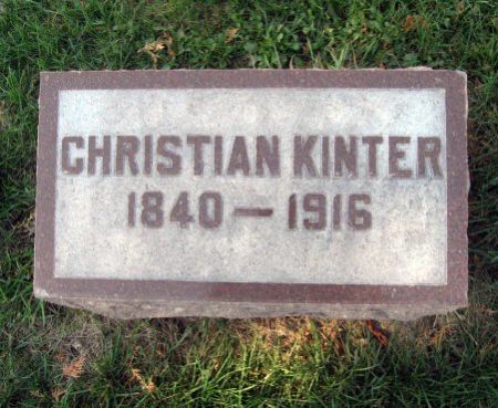 KINTER, CHRISTIAN - Mitchell County, Iowa | CHRISTIAN KINTER 