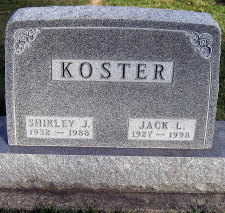 KOSTER, SHIRLEY J. - Mitchell County, Iowa | SHIRLEY J. KOSTER 