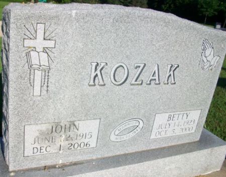 KOZAK, JOHN THEODORE - Mitchell County, Iowa | JOHN THEODORE KOZAK 