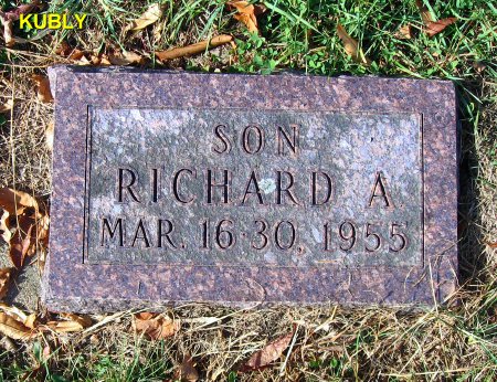 KUBLY, RICHARD A. - Mitchell County, Iowa | RICHARD A. KUBLY 