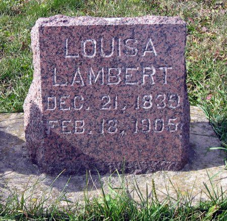 LAMBERT, LOUISA - Mitchell County, Iowa | LOUISA LAMBERT 