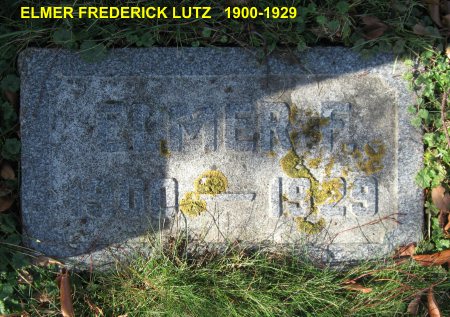 LUTZ, ELMER FREDERICK - Mitchell County, Iowa | ELMER FREDERICK LUTZ 