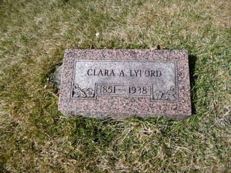 LYFORD, CLARA - Mitchell County, Iowa | CLARA LYFORD 