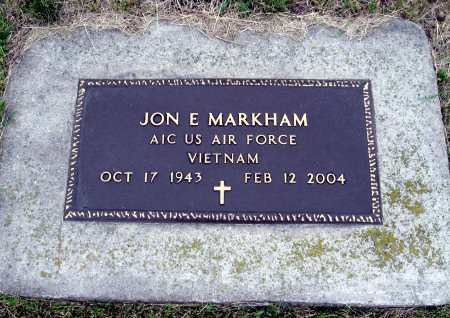 MARKHAM, JON E. (MIL.) - Mitchell County, Iowa | JON E. (MIL.) MARKHAM 